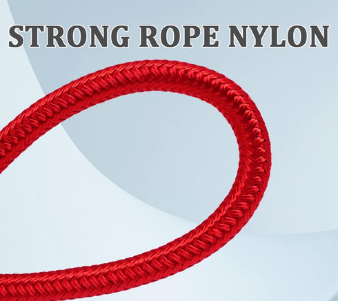 Short Dog Leash, 12 Inch Rope Traffic Handle Leash, 1/2" Strong Nylon Dog Training Tab for Medium/Large/Ex-Large Dogs Outdoor Walking, Red...
