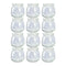 Baby Food Storage Containers,12 Baby Food Containers with Lids,4 oz Glass Baby Food Jars,Small Snack Containers for Toddlers,Thickened Baby Food S...