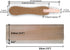 INTBUYING Screen Printing Squeegee Ink Squeegee Wooden Water Scraper 65 Durometer 13nches Long 4 inches Wide with Rubber Blade and Wooden Handle...