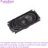 DMiotech 2 Pack 1W 8 Ohm 16mm X 36mm DIY Magnetic Speaker Square Type Internal Replacement Loudspeaker for Laptop Black......