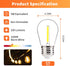 ALAMPEVER LED String Light Bulbs,E26 Bulb for Outdoor String Lights bulb,24 PACK Waterproof S14 Replacement LED Bulbs?5W,2200K Warm White?Non-Dimm...
