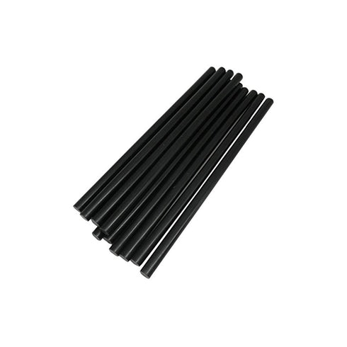 TrendBox Pack of 10 Black 7mmx200mm - Hot Melt Glue Sticks Strips Melting Adhesive for Handmade Craft DIY Home Office Project Craftwork Fix & Repa...