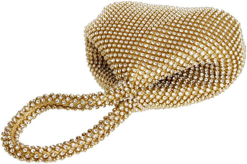 Women's Evening Bags Glitter Rhinestone Triangle Purse Party Prom Wedding Purse...