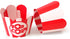 Popcorn Cupcake Wrappers, Red and White Striped - Circus Party Supplies, Carnival Decorations, and Movie Night Theme - Set of 48 for Birthday Part...