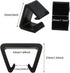 6pcs Outdoor Furniture Clips Patio Sofa Clips Black Plastic Chair Fasteners Connect Outdoor Couch Patio Furniture Inner Width 1.69"...