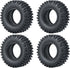 4PCS 1.0" Crawler Tires Rubber Wheel Tires Set for 1/24 Axial SCX24 90081 AXI00001 AXI00002 AXI00005 AXI00006 RC Crawler Car (50mm)...