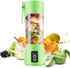 Portable, Personal Mixer Rechargeable with USB, Mini Blender for Smoothie, Fruit Juice, Milk Shakes, 380ml, Six 3D Blades for, 9.12x3.25x3.25 inch...