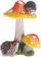 Fairy Mushroom Miniature Mushrooms Ornaments Hedgehog Outdoor Mushroom Figurine Fairy Garden Accessories Decor Small Garden Decoration...
