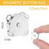 MIDELONG 12 Sets Plum Magnetic Snaps Buttons, Magnetic Purse Closures Fasteners Magnetic Button Clasps Snaps for Purses Bags Clothes Handbags Scra...