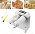 Automatic Electric Dumpling Press Maker Machine - Adjustable and Easy to Operate, With Spoon and Brush - For Home Kitchen Pastry Making (White)...