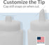 Pinnacle Mercantile Plastic Squeeze Condiment Bottles with Red Tip Cap 16-ounce Set of 2 Wide Mouth...