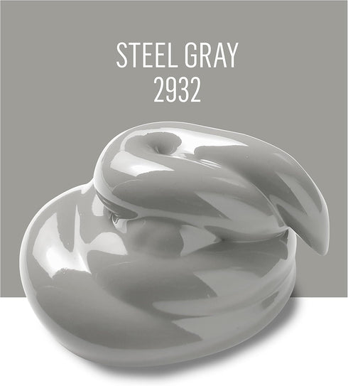 FolkArt Multi-Surface Paint in Assorted Colors (2 oz), 2932, Steel Gray...