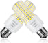 2 Pack 40W Led Light Bulb(300W Equivalent) 5000 Lumens 5000K Daylight White Led Bulbs E26/E27 Medium Base for Indoor Outdoor Street Office Warehou...