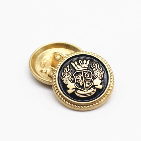 14 Pieces Black Gold Metal Blazer Button Set 18mm 23mm for Blazers, Suits, Sport Coats, Uniform, Jackets (MBM28)...