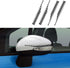 4Pcs Car Rearview Mirror Anti-Collision Scraping Strip, Anti-Rub Anti-Scratch Trim Sticker, Carbon Fiber Rearview Mirror Crash Protector, Universa...