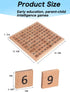 Wooden Toys Hundred Board Montessori 1-100 Consecutive Numbers Early Childhood Toys Digital Board for Kids with Storage Bag...