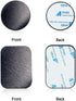 ACKLLR 16 Pieces Phone Car Mount Metal Plate with Adhesive for Magnetic Cradle-Less Mount,Cell Phone, GPS and Tablet Holder, 8 Rectangular and 8 R...