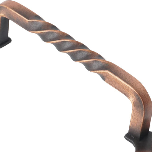OVOV 2 Pack Barn Door Pull Handle Hardware for Wooden Garden Gate Shed Cabinet Door (Copper)...
