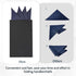 12 Packs Pocket Squares for Men, Men's Flat Prefolded Pocket Squares Masculine Polyester Pocket Square Handkerchief on Card for Men Suit Accessori...