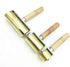 Gold Leather Roller Platen Tool Leather Edge Glue Press and Smoother Trimmer Press Board Tool Iron Roller Wooden Handle Leather Craft DIY (26mm)...