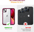 Diaclara Designed for iPhone 13 Case, Full Body Rugged Case with Built-in Touch Sensitive Anti-Scratch Screen Protector, Soft TPU Bumper Case for ...
