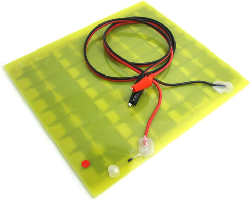 Portable 5W 12V Solar Panel Module Battery Charger with Battery Clips Diode Over Charge Protection Easy Carry for Camping Hiking Fishing Hunting.....