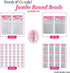 48 Pcs Beads Jewelry Making Kit DIY Hair Braiding Bracelet Ornaments Crafts Jumbo Round Pony (Pink/Yellow/Sky Blue)...