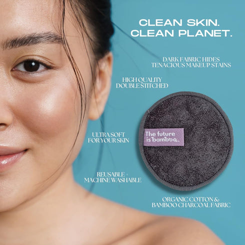 14 pcs Reusable Makeup Remover Pads | with Washable Laundry Mini Cotton Beauty Bag, Soft Reusable Face Pad for Facial Cleansing Wipes Skincare Set...