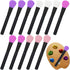12 Pcs Silicone Applicators Silicone Magic Brushes Ink Paints Blending Brushes Reusable Silicone Epoxy Resin Applicator Sticks for DIY Painting Mi...