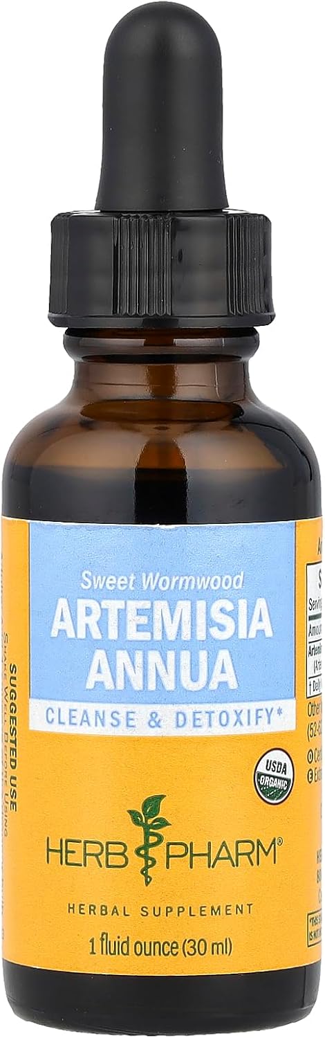 Herb Pharm Certified Organic Artemisia Annua (Sweet Annie) Liquid Extract, 1 Fl Oz...