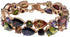 Vanessa Rose Gold Multi Gemstone Jewelry Sets for Women,Sparkling Garnet Amethyst Morganite Peridot Topaz (8 inch Bracelet)...