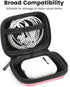 Earbud Case Holder, RISETECH Hard EVA Earphone Travel Case Headphone Small Zipper Pouch Compatible with Flash Drive, SD Cards, USB Charger Cable, ...