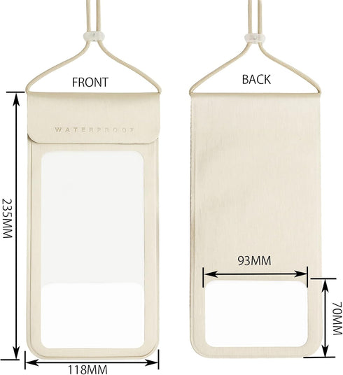 Waterproof Phone Pouch,IPX8 Waterproof Phone Case Bag Holder Dry Pouch for iPhone 13 Pro Max/13 Pro/13/12/12 Pro Max/11/11 Pro Max/Xs Max/XR to 6....