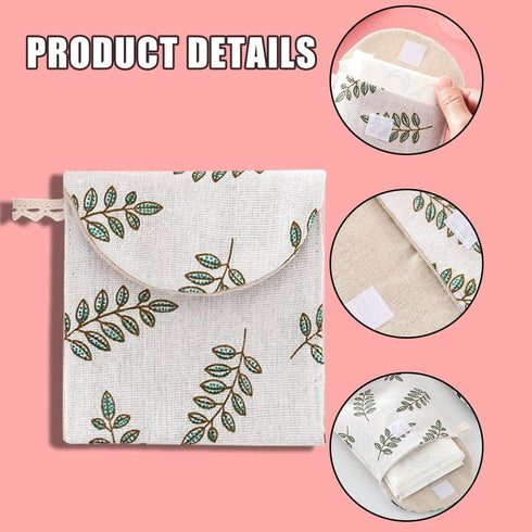 5 Pack Sanitary Napkin Storage Bags Cute Pattern Sanitary Pad Storage Pouch Portable Mini Menstrual Bag Pouch Kit for Women and Teen Girls (5 Styl...