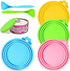 ZukoCert 4-Pack Cat Dog Food Can Lids, Pet Food Can Lids Fit Three Different Size Standards, With Two Spoons, Fits Most Cat And Dog Cans...