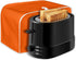 Orange Toaster Dust Cover Washable Polyester 2 Slice Toaster,Kitchen Small Appliance Covers, Toaster Cover Fit for Most Standard 2 & 4 Slice Toast...