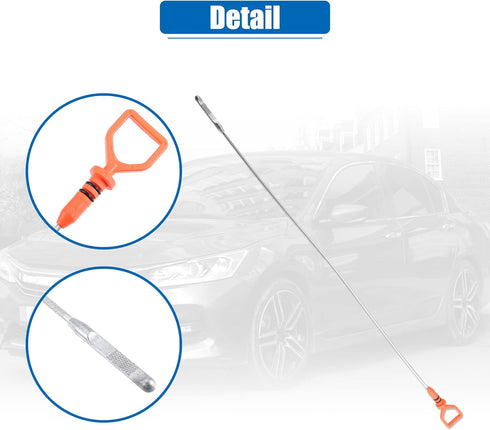 X AUTOHAUX Engine Oil Dipstick for Honda Accord Crosstour Odyssey Pilot Ridgeline Oil Level Dipstick Replace 15650-RCA-A02 15650RCAA02...