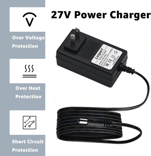 Replacement for Prettycare W100 W200 W300 22.2V 180W Power Adapter Compatible with ORFELD H01 CX11 V20 EV679 H20A EV660 RB666 RB680 EV696P Cordles...