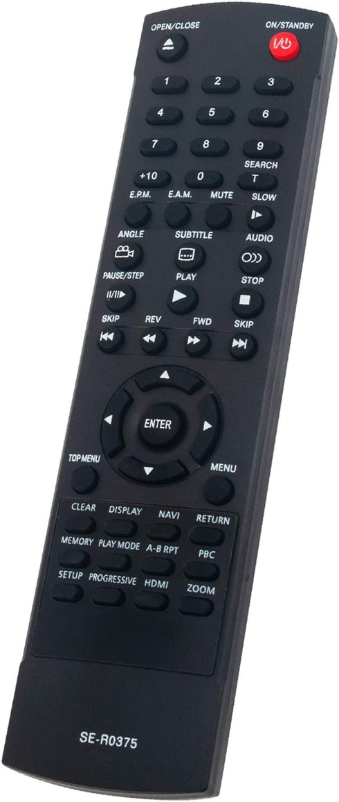 New SE-R0375 SER0375 Replacement Remote Control fit for Toshiba DVD Player SD-K1000 SD-K1000K SD-K1000KU SDK1000 SDK1000K SDK1000KU...