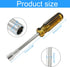 10mm Socket Wrench Screwdriver, Hex Socket Wrench High-Carbon Steel Hexagon Nut Driver Non-Magnetic Tip Hex Nut Screwdriver Hand Tool for Repairs(...