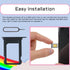 for iPhone 13 Black SIM Card Slot Replacement Single SIM Version Card Tray Holder Adapter with Waterproof Rubber Ring Repair Tool Fix Kit SIM Ejec...