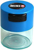 Minivac - 10g to 30 grams Airtight Multi-Use Vacuum Seal Portable Storage Container for Dry Goods, Food, and Herbs - Light Blue Clear...