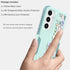 for Samsung Galaxy S24 5G Case with Screen Protector + Camera Lens Protector: Cute Flower Floral Design for Girls Women Slim TPU Bumper Silicone C...
