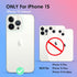 Compatible with Magsafe iPhone 15 Case, Luxury Stand Cover with Full Lens Protector Soft TPU Shockproof Protective Sturdy Kickstand Transparent Ca...
