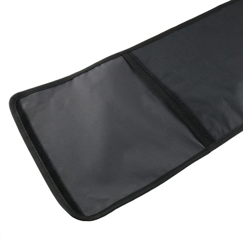 BBQ Tool Storage Bag Barbecue Hardware Tools Holder Pouch Camping Picnic Pouch for Camping Backyard Barbecue 18.5x9.6 Inch, Black...