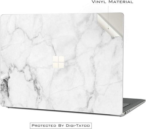 Ultra Thin Protective Cover Skin Decal Sticker for Microsoft Surface Laptop 5 (2022 Release) 13.5", Easy Apply, Anti-Scratch, Residue Free Vinyl S...