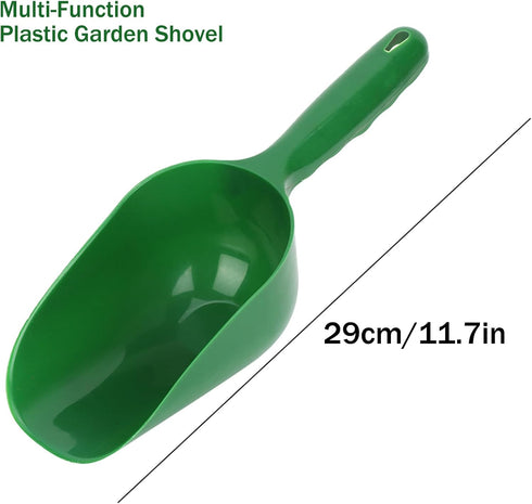 Plastic Garden Shovel Multi-Function Plastic Scoop Soil Shovel Spoons Digging Tool Scoop Gardening Tools Succulent Soil Shovel for Flower Vegetabl...