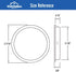 HOMOTEK Closet Door Finger Pull 2-1/8”, Easy Snap in Installation, Satin Nickel Finish, No Nail Require, Fits a 5/16”Depth x 2-1/8" Diameter Openi...