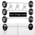 4 Pack Refrigerator Locks with 8 Keys,Child Safety Fridge Lock,Refrigerator Lock Combination,Mini Fridge,File Drawer,Toilet Seat Lock with Strong ...