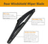 2 Pack 8 inch Rear Wiper Blades for Lexus CT200h 2011-2017 / Toyota Prius C 2012-2019 / Scion XD 2008-2014 Back Windshield Wiper Replacement...